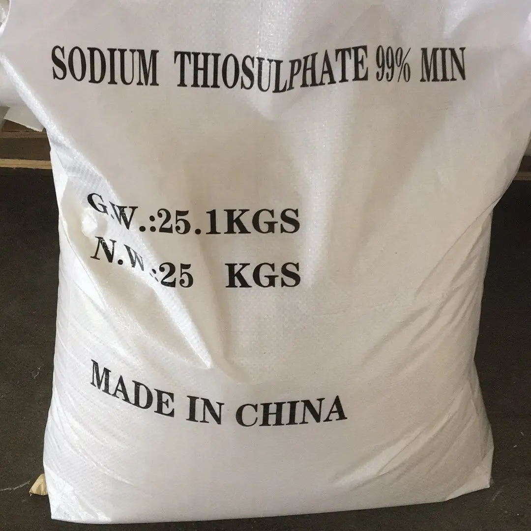 Main content 99% White crystal Sodium Thiosulphate For water treatment Made in China