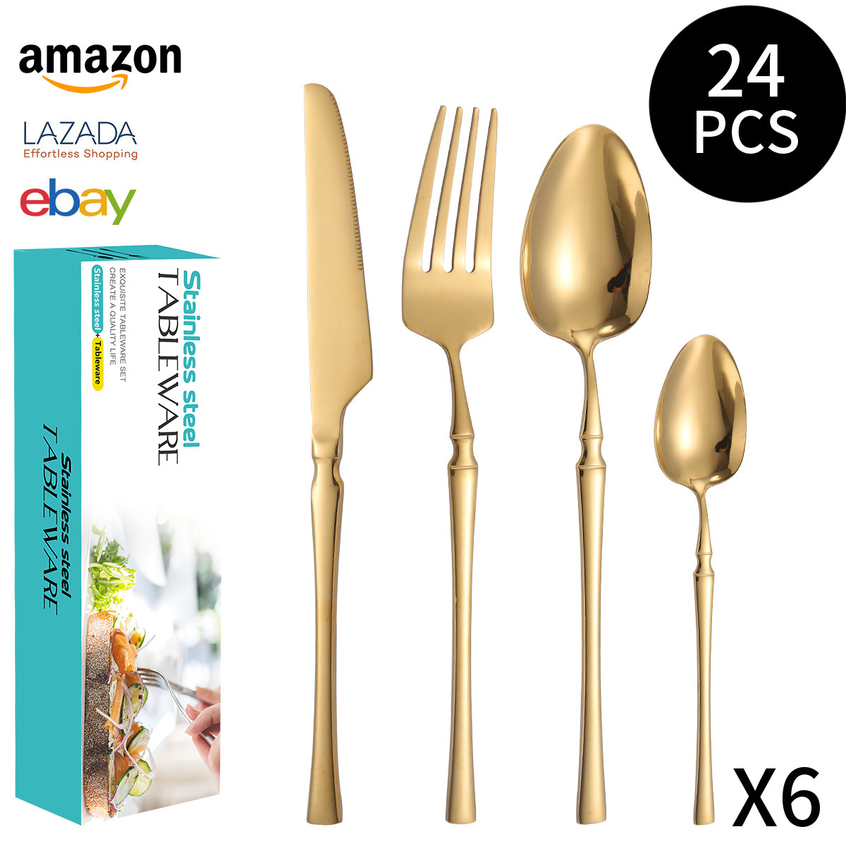 Golden 24-Piece Set (Blue Case)