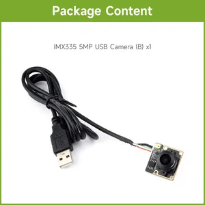 Waveshare 35 5MP USB kamera (B), 2K Video kaydı, düşük ışık koşullarında daha iyi hassasiyet, geniş dinamik aralık - Product Image 6