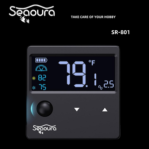 Seaoura SR-801 High-accuracy Mini Electronic Easy Read <strong>LCD</strong> <strong>Display</strong> Digital RIP <strong>Motion</strong> <strong>Sensor</strong> Aquarium Adhesive Thermometer Alarm - Product Image 1