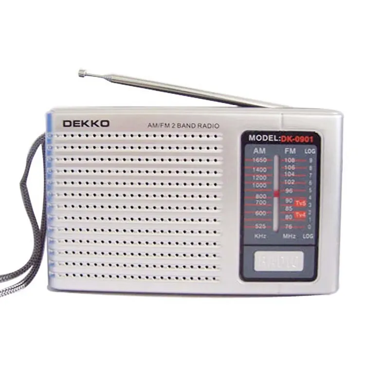 Universal Mini Pocket Portable AM FM Telescopic Antenna Radio Office Home World Receiver Speakers