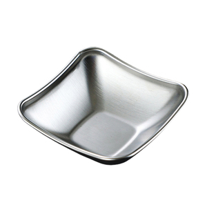 Retro Rechteck Edelstahl platte Buffet Präsentation stablett Metall Lebensmittel Serviert eller Home Storage & Organisation Snack Dish