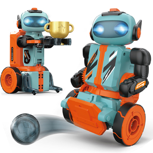 Gehender intelligenter Roboter Programmierung Kontrolle Spiel Fußballschießen Griff RC Roboter pädagogisches Bauspielzeug