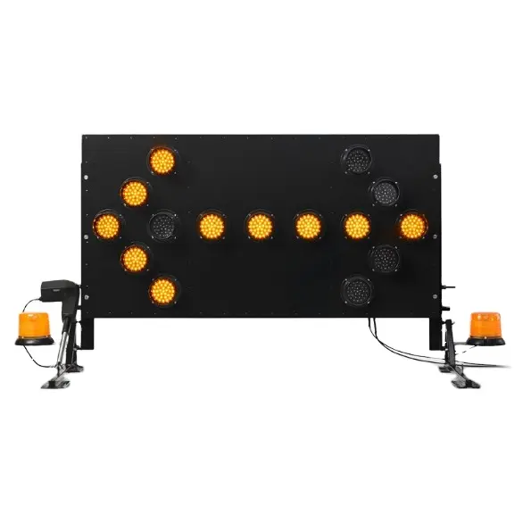 Blinkende 15-25 Licht-Verkehrsregelschilder Lkw-Einbausatz Solar-LED Pfeil Board-Anhänger