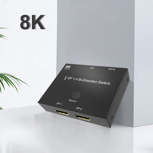 DisplayPort bidireccional 8K @ 30Hz 4K @ 120Hz Switch Converter 8K DP 1,4 Accesorio de audio y video para pantallas de múltiples fuentes - Product Image 6
