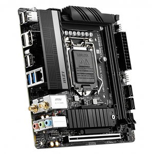 Placa base usada MSI H510I PRO WIFI compatible con procesadores Intel Core Pentium Gold y Celeron de 10ª/11ª generación para enchufe LGA 1200 - Product Image 3