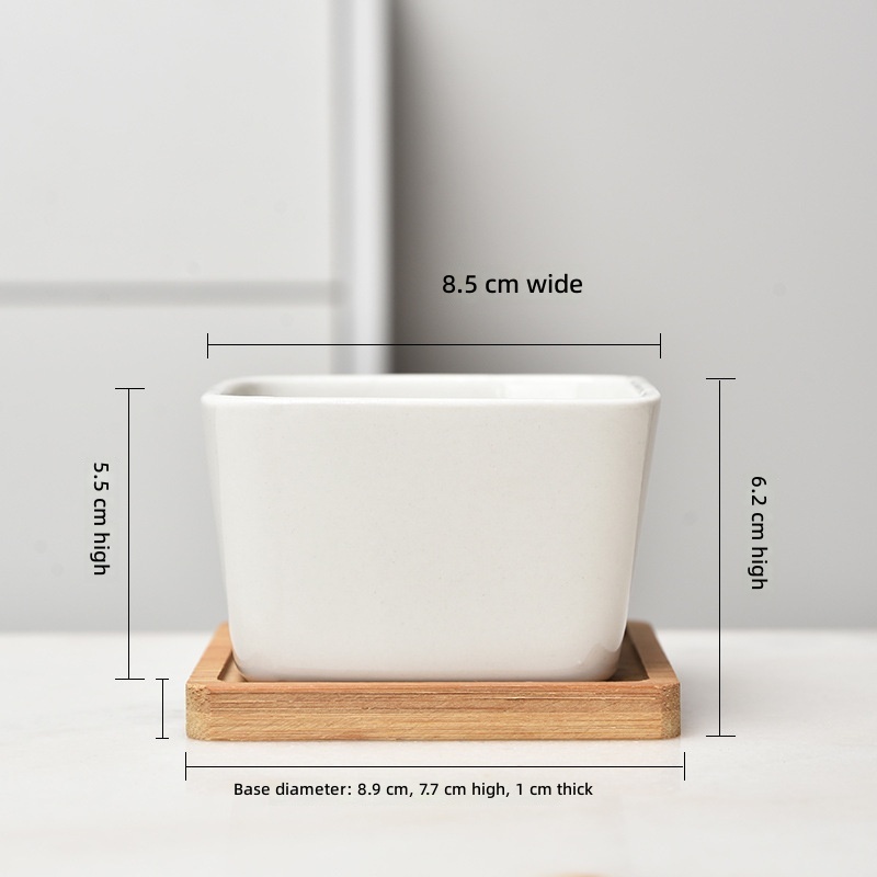 Lavabo cuadrado grande blanco