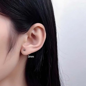 थोक फैशन भेदी गहने जीभ नाखून कान के नीचे आंतरिक थ्रेडेड लैडर भेदी g23 टाइटेनियम मिश्र धातु गेंद होंठ नाखून - Product Image 3