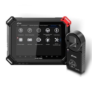 <strong>X100</strong> PAD2 Pro Automotive <strong>Key</strong> <strong>Programmer</strong> with KC100 Supports 4th and 5th IMMO and Special Functions Compatible with VW