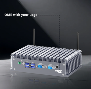 Customized Touchscreen Fanless Mini PC Core <strong>I3</strong>-5th Gen <strong>Processor</strong> 4+128 GB Industrial Embedded Mini <strong>Computer</strong>
