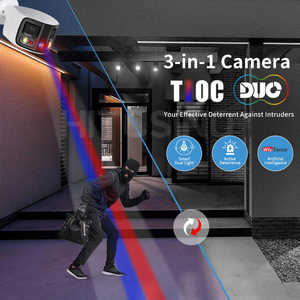 DH-IPC-PFW3849S-A180-AS-PV Dahua 8MP Wiz สี180องศาเลนส์คู่ตรวจจับการเคลื่อนไหวกล้อง4K สี wizoc POE IP - Product Image 3