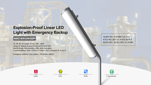 アルミボディATEX IECExゾーン1ゾーン21防爆リニアライトIP65評価LEDベース - Product Image 3
