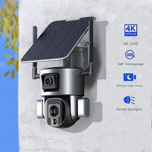 Full Color 8MP Intelligent 4K Double Lens Network Wifi IP Niview Security 4G PTZ Solar <strong>Camera</strong> - Product Image 2