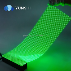Autoadesivo a LED con pellicola adesiva a cristalli sottili con incollaggio flessibile Soft LED schermo per negozi e ascensori - Product Image 4