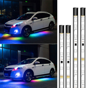 แถบไฟรถยนต์ LED ไล่สีใต้แสงสี RGB ไฟล้อมรอบตัวถังสีสันสดใสตกแต่งบรรยากาศ - Product Image 2