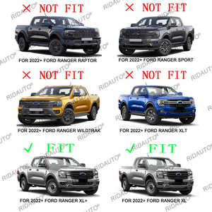 หลอดฮาโลเจน LED สำหรับไฟท้ายสีดำรมควัน,ไฟหยุดด้านหลังสำหรับ Ford Ranger ปี2022ออสเตรเลียอัปเกรด T9 2023ของตกแต่ง - Product Image 6