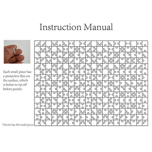 Rõ ràng Acrylic ghép hình câu đố cho người lớn độc đáo sai cạnh khó khăn nhất câu đố với sinh thái thân thiện tính năng Trắng Voi Quà Tặng - Product Image 6