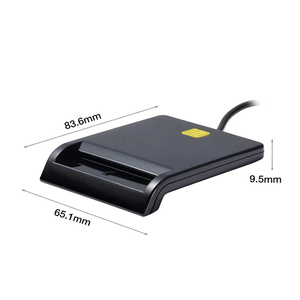 เครื่องอ่านสมาร์ทการ์ด X01แบบ USB สำหรับบัตรธนาคารเครื่องอ่านบัตร ic/id เครื่องอ่านบัตร EMV คุณภาพสูงสำหรับ Windows 7 8 10 Linux OS USB-CCID 7816 - Product Image 5
