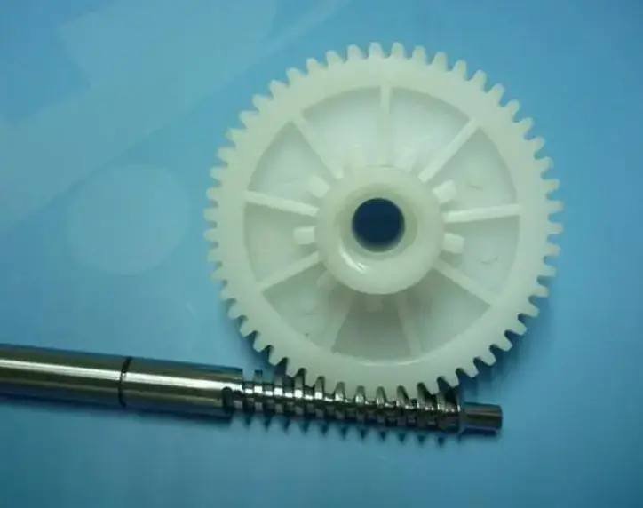 Skylon Khuôn Phun Loại Đặc Biệt M1.0 Nhựa POM PEEK Nylon Worm Và Worm Gear Cho Bộ Giảm Tốc Bánh Răng