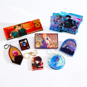 Cnawo Tùy Chỉnh Anime Chảy Lỏng Standee Dầu Lỏng Quicksand Bảng Đứng Long Lanh Holo Lắc Hiển Thị Đứng Rõ Ràng <span class=keywords><strong>Acrylic</strong></span> Khối - Product Image 1