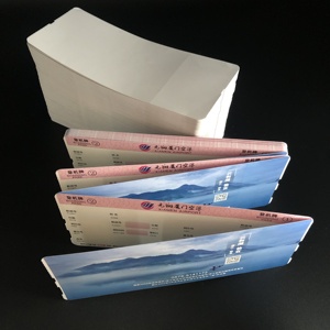 Direct Thermal Printing Blank Plane Ticket Airline Boarding Pass for <strong>Flight</strong> Customized Your logo - Product Image 3