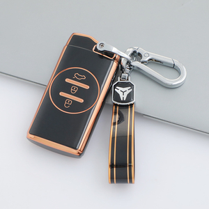 Premium yumuşak TPU araba anahtarı durum kapak kabuk için Chery EXEED TX VX LX LX Fulwin Bonus çok Forza J2 Celer Envy halka çanta anahtarlığı - Product Image 2