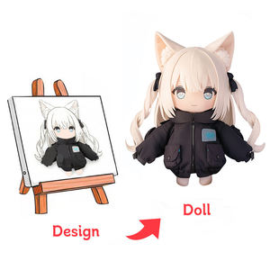 Özel Anime peluş oyuncaklar karikatür karakter maskot bebek yaratıcı kurumsal görüntü tasarım dolması hayvan Stofftier iş Plushies - Product Image 1