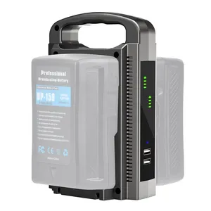 Herhangi bir V tipi pil şarj etmek için uygun DC BP-2CH V güç çıkışı ile pil şarj cihazı çift kanallı v-mount/v-lock 16.5 - Product Image 3