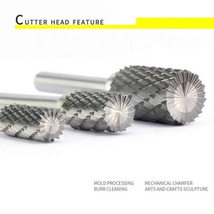 1pcs Boule Slot with Blade <strong>on</strong> the Top, Carbide Alloy Cylindrical Milling <strong>Cutter</strong>, Tungsten Steel Rotary File, Column Type 3-16mm - Product Image 5