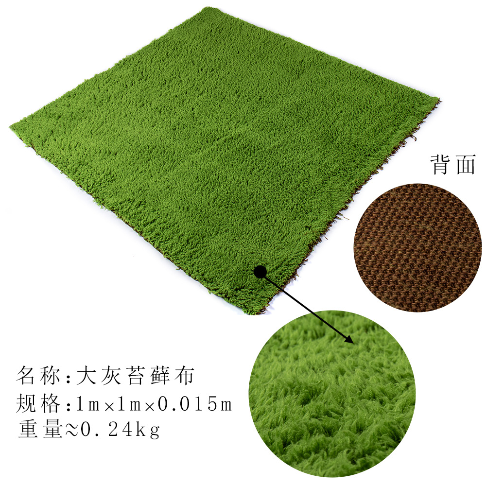 Grande toile de mousse grise
