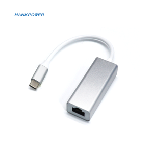 高速无驱动器RJ45互联网USB2.0至10/100千兆C型USB局域网USB C到以太网适配器，用于窗口电脑 - Product Image 1