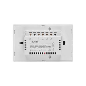 SONOFF T2 US 3GANG AU/US標準3ギャング2ウェイWifiタッチスイッチCEROSHスマートスイッチforSmart Home Alexa Google Home - Product Image 3