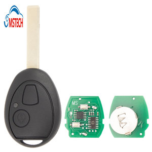 MS 2 düğmeler düz uzaktan kumandalı anahtar 433mhz ile 7931 çip fabrika yedek otomatik fob araç land rover MINI için boş anahtar - Product Image 2