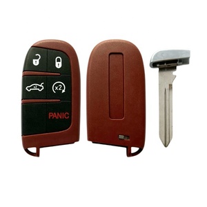 4 + 1 düğme yüksek kaliteli araba uzaktan anahtar kabuk kırmızı renk c-hrysler için araba anahtarı durum - Product Image 1