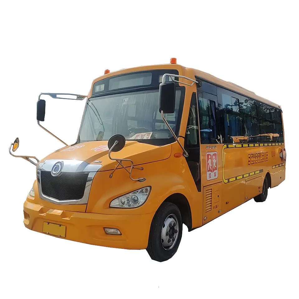 Sun Long 36 Asientos LHD Diesel Bus Amarillo estudiante Usado Autobús Escolar