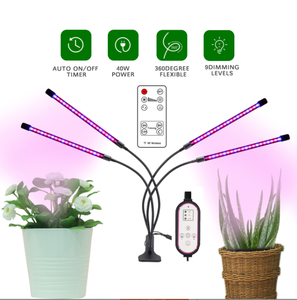 อะแดปเตอร์ USB ไฟ LED เติบโตพร้อมรีโมทคอนโทรลสำหรับพืชดอกไม้เต็มสเปกตรัมจับเวลา3/9/12HR หรี่แสงได้10 - Product Image 5