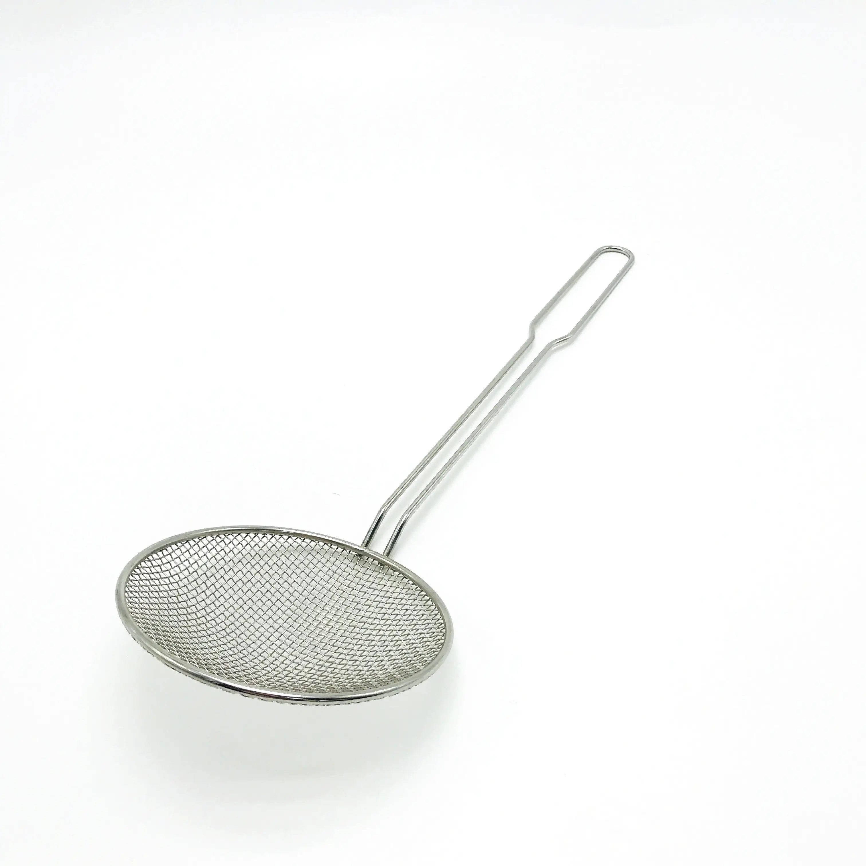 BSCI 2021 commercial Stainless Steel 304 wire mesh Skimmer cooking for kitchen