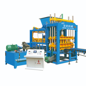 <strong>Qt5</strong>-15 Automatic Concrete <strong>Interlocking</strong> Hollow Brick <strong>Block</strong> Making <strong>Machine</strong> with Core Components-PLC Pump Engine Gearbox Bearing - Product Image 1