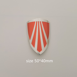 Hợp kim nhôm đầu xe đạp huy hiệu đề can cho Ebike Scooter BMX gấp Xe Đạp <span class=keywords><strong>MTB</strong></span> khung Sticker trong số các bộ phận xe đạp - Product Image 3