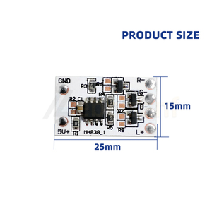 LED RGB bunte Lichtquelle Schalter Steuerplatine 5 V DC 4-Draht 3-Kanal-Beleuchtungsregler Modul Strom ein-/aus- und Farbwechsel
