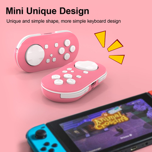 Con luce a LED Keychain carino piccolo Mini <span class=keywords><strong>Controller</strong></span> di gioco per interruttore <span class=keywords><strong>Android</strong></span> Smart Gamepad