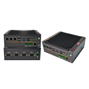 インテルCpuボックスミニPC産業用ポータブルコンピュータFanless埋め込みLinux - Product Image 1