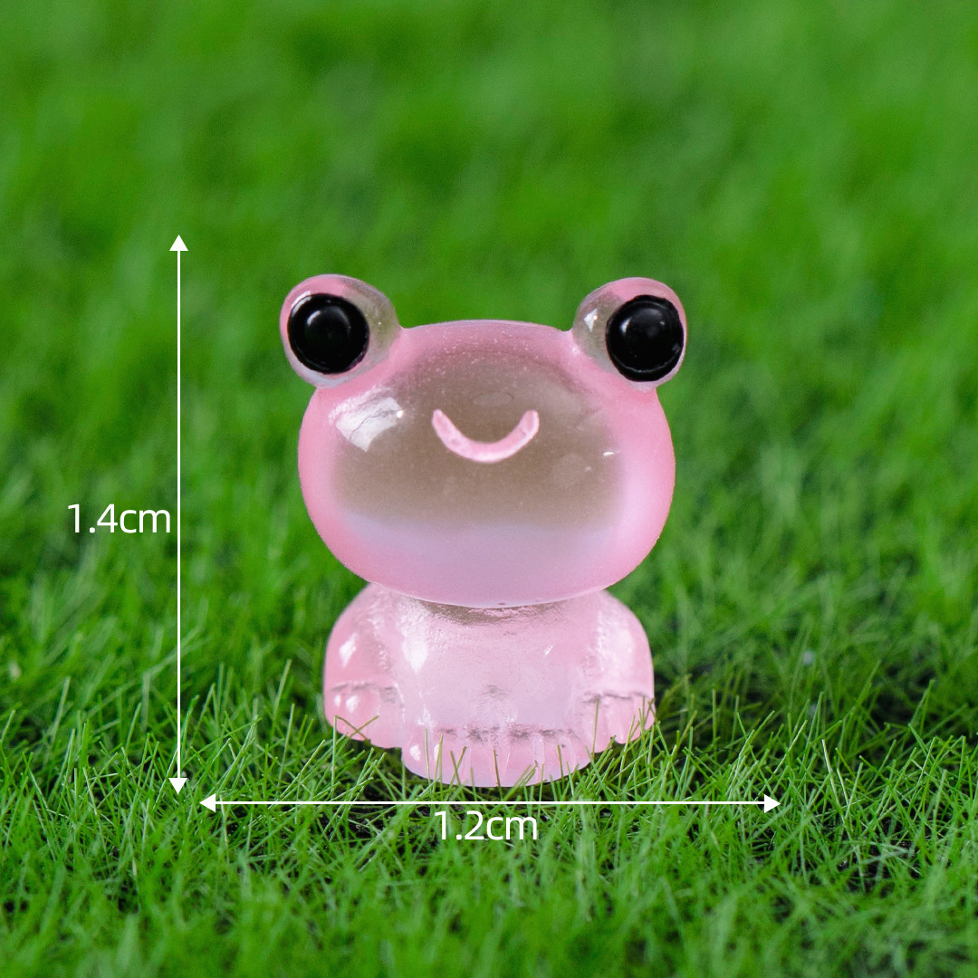 3#Rose red Luminous frog