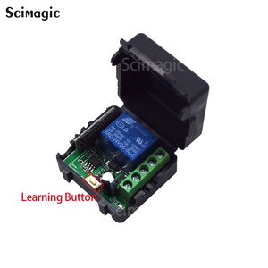 Drahtloser Fernbedienung schalter DC 12V 24V 10A 1CH Relais empfänger modul und HF-Sender 433 MHz Fernbedienungen