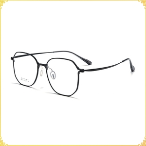 Die neue Art von 99812ZM Herren Aluminium-Magnesium ultraleichten Brillen gestell, Retro Myopie Brille, Rahmen aus reinem Titan