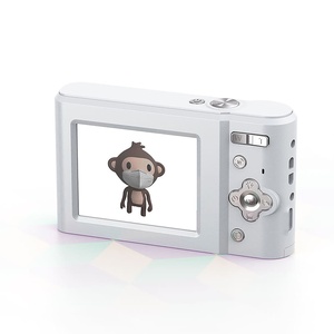 Mini 48MP <span class=keywords><strong>CMOS</strong></span> Câmera Digital para Crianças 2.7K Gravação De Vídeo 2.4 polegada Tela IPS HD 16x Zoom para Iniciantes Entusiastas de Fotografia