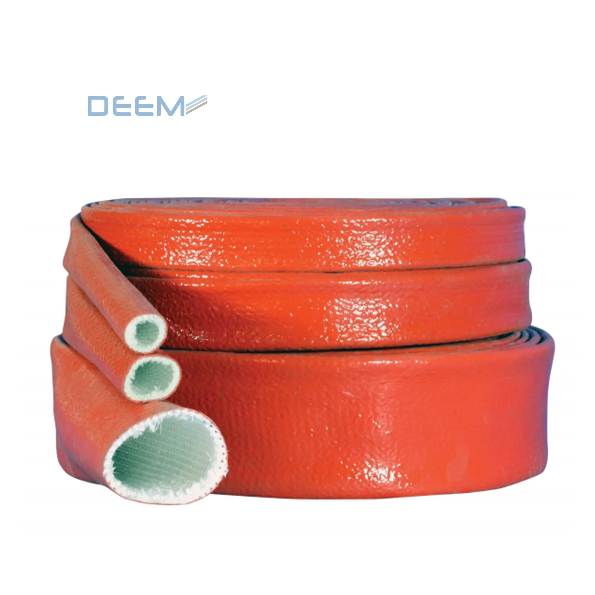 Keideem — protecteur de tuyau hydraulique, tube en fibre de verre tressé, protecteur de manches de feu, haute température, fabriqué en chine