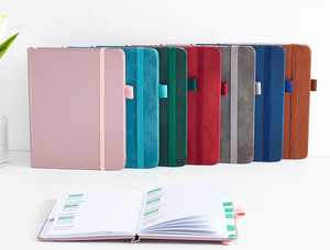 Simple Solid Color <strong>with</strong> Pen Insert <strong>Index</strong> Page Binding <strong>Notebook</strong> Creative Student Address Book Phone Book A6 B6 - Product Image 6