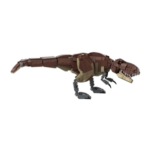 Funbuild ตัวต่อ MOC-102545ของเล่นไดโนเสาร์ไทรันนอซอรัสเร็กซ์มินิสเซลแบบทำมือประกอบของเล่นเพื่อการศึกษาสำหรับเด็ก - Product Image 3