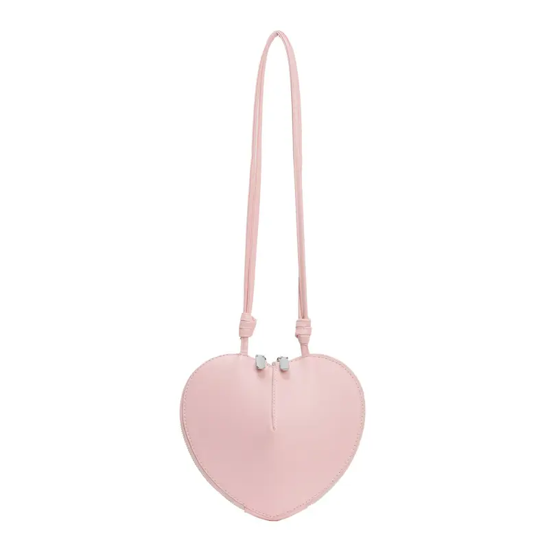 Nuove idee regalo di san valentino 2024 borsa a tracolla a forma di cuore per donna, regali di san valentino 2024 borsa a tracolla in pelle per lei